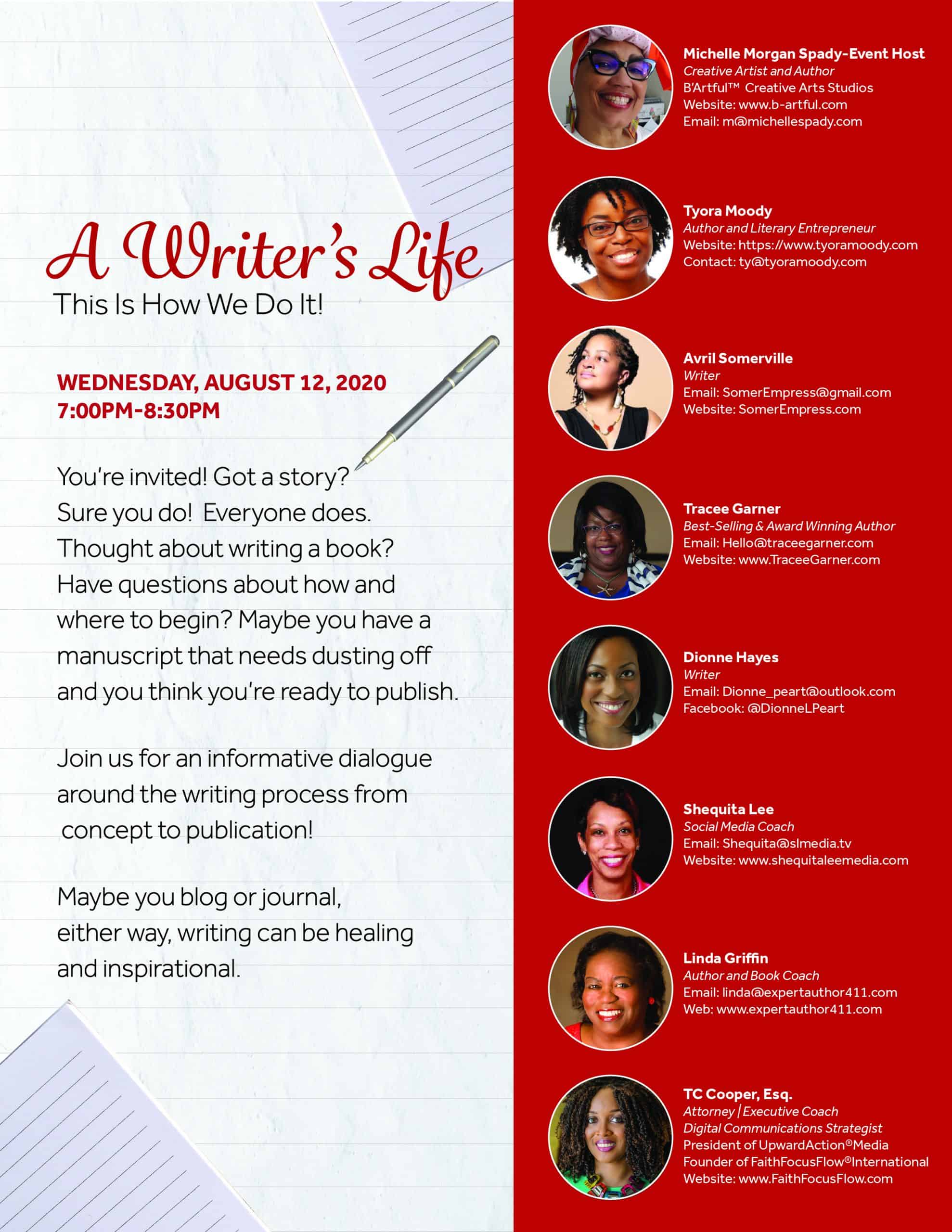 Recording | “A Writer’s Life: This Is How We Do It!” Webinar